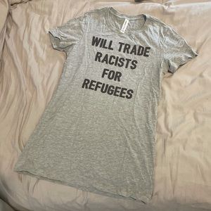 Will trade racists for refugees t shirt